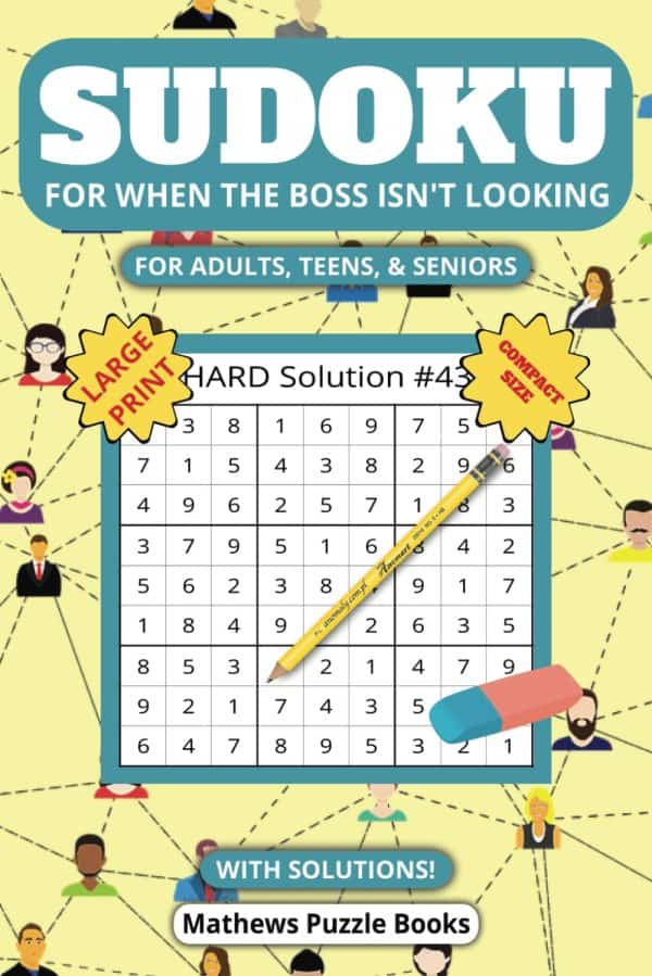 Sudoku For When the Boss Isn't Looking, Mathews Puzzle Books, Michael Mathews, Texas Birding Press