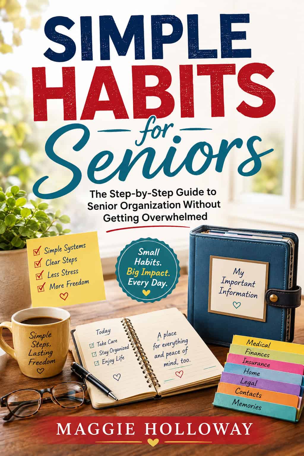 Texas Birder Press, Maggie Holloway, Habits for Seniors - Orgnaization Tips for seniors