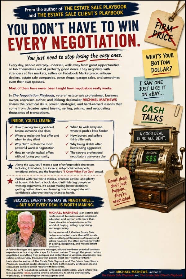 The Negotiation Playbook by Michael Mathews, Texas Birder Press