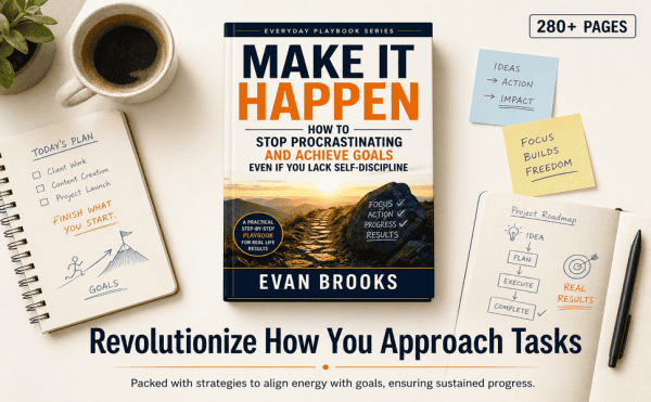 aplus-volume-stack-1786564154005 Make It Happen Playbook: How to Stop Procrastinating and Achieve Goals Even If Y